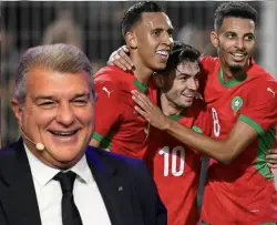 رئيس برشلونة يشيد بالمنتخب المغربي: استمتعت بمشاهدة "أسود الأطلس" في المونديال